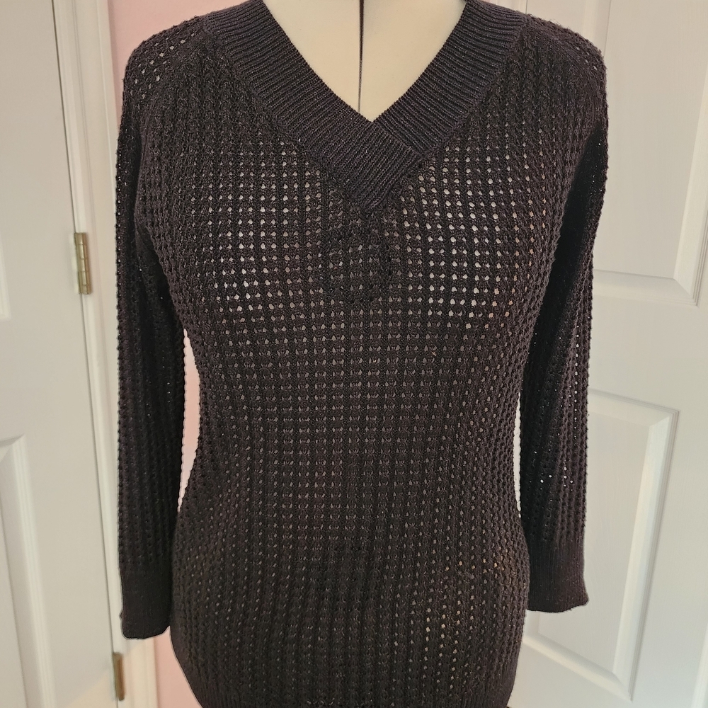 Pierri New York Black Knit Sweater